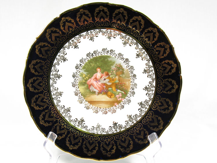 Madonna Cobalt Romeo & Juliet Salad Plate 19 cm